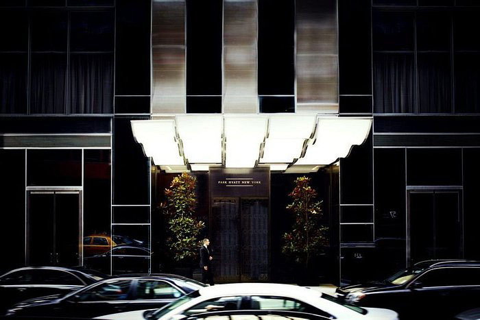 Exterior of the The Park Hyatt.